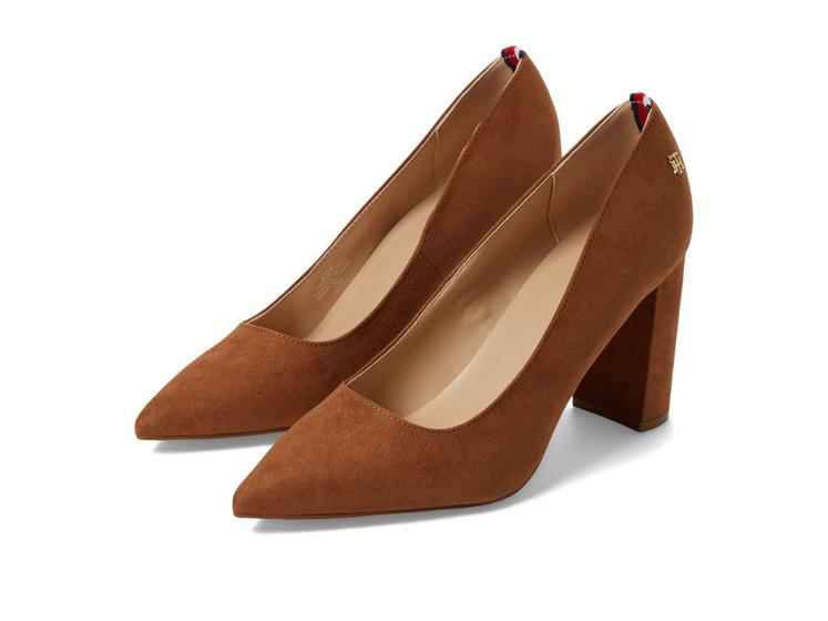 Imagem de Sapatos femininos Tommy Hilfiger Abilene Pump Peanut Suede