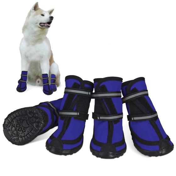 Imagem de Sapatos para cães Dociote Winter Snow Boots impermeáveis para grandes dimensões