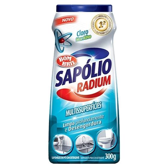 Imagem de Sapólio Radium Pó com Cloro 300g - Embalagem com 12 Unidades