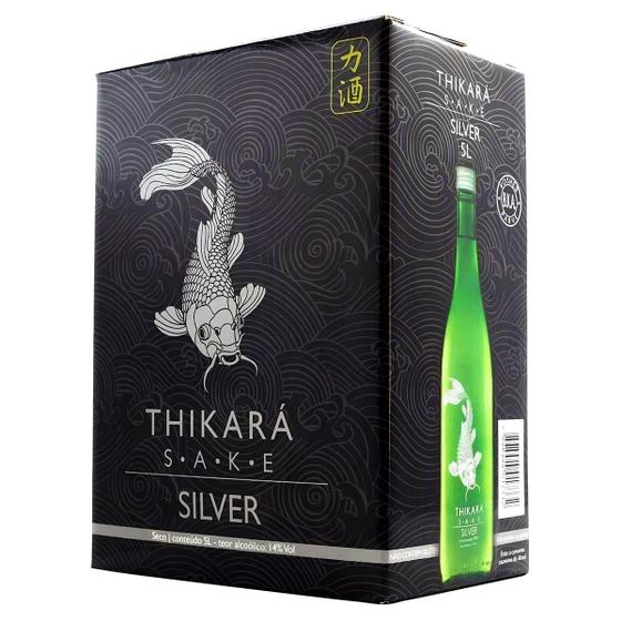 Imagem de Saquê Thikará Silver Seco Embalagem Econômica Bag in Box 5L