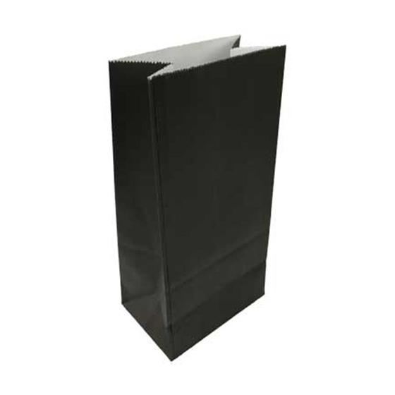 Imagem de Saquinho de Papel Kraft Preto - 9x18x6cm - 24 unidades - Rizzo