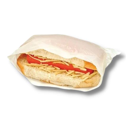 Imagem de Saquinhos para Lanches hot dog leitoso 122x17cm 1kg