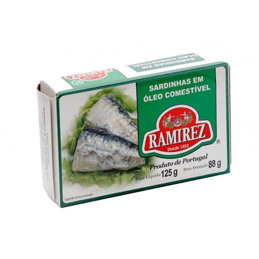 Imagem de Sardinhas em Óleo Comestível Ramirez 125g