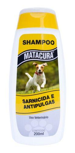 Imagem de Sarnicida Para Cães - Kit 3 Shampoo Matacura 200ml