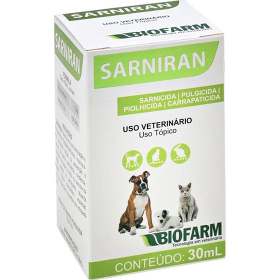 Imagem de Sarniran pet 30 ml - Biofarm