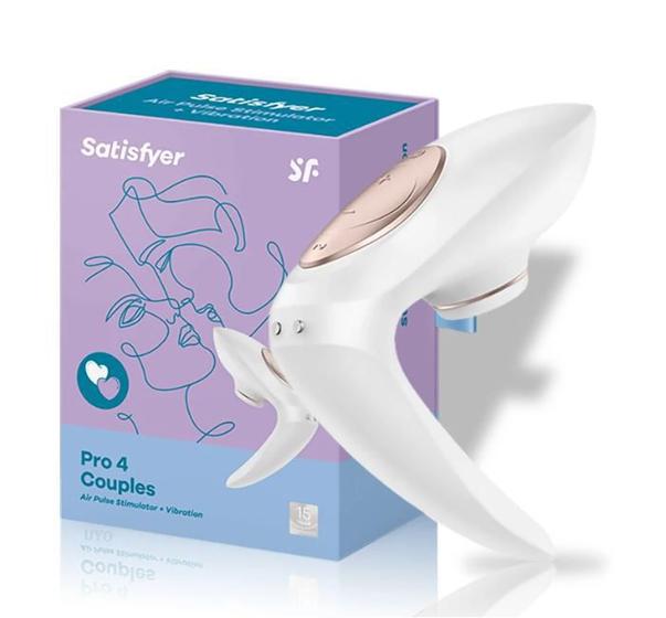 Imagem de Satisfyer Pro 4 Couples Vibrador Casal com Sugador de Clitóris