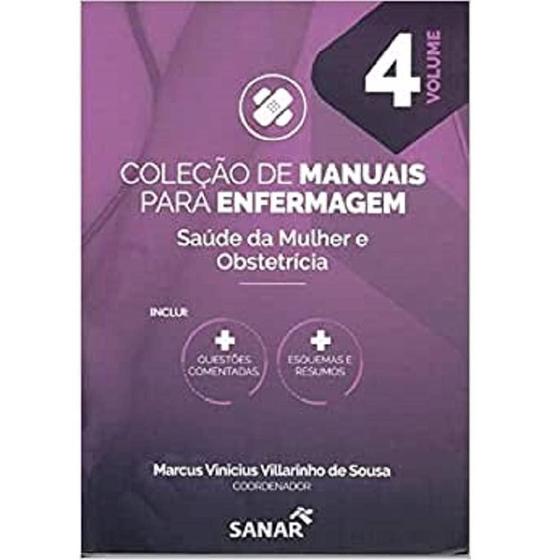 Imagem de Saúde da Mulher e Obstetrícia - Vol. 4 - Col. Manuais Para Enfermagem - 1ª Ed. - Sanar Editora -  