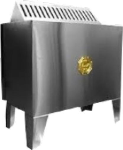 Imagem de Sauna Seca Elétrica 18kW Trifásico Inox de Piso com Comando Digital Impercap