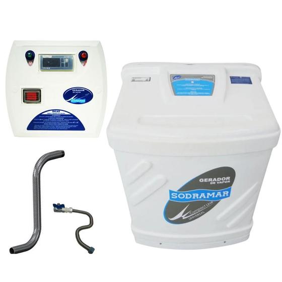 Imagem de Sauna Universal 12Kw Com Comando B E Kit Instalação Sodramar