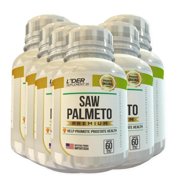 Saw Palmetto Caps 500Mg 60 Cápsulas Kit Com 6 Potes Menor preço em Saw Palmetto Caps 500Mg 60 Cápsulas Kit Com 6 Potes