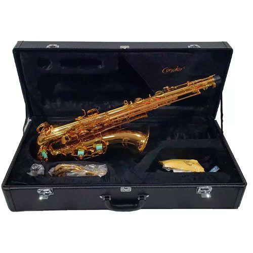 Imagem de Sax Condor Tenor CST60 Gold Dourado