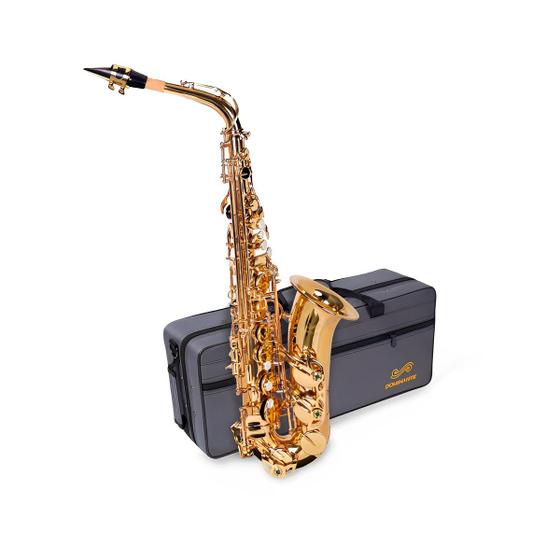 Imagem de Saxofone Alto Eb Dominante Com Kit Limpeza e Semi-Case