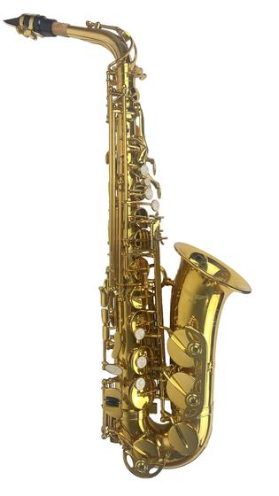 Imagem de Saxofone Alto Mib Dourado HALK