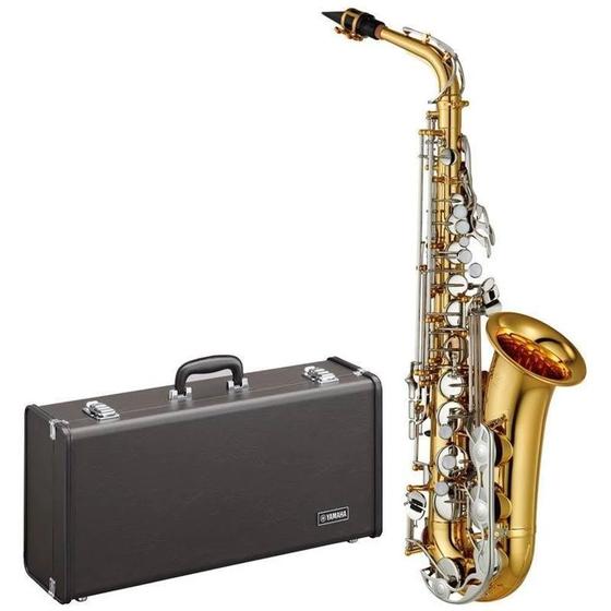 Imagem de Saxofone Alto YAS 26 ID Laqueado Dourado com Case Yamaha