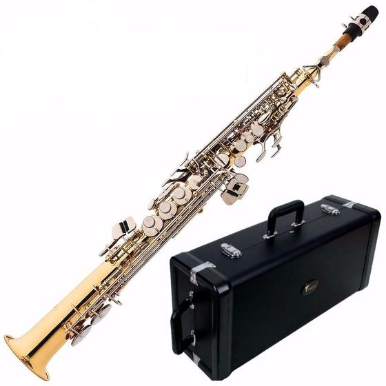 Imagem de Saxofone Eagle SP502 Soprano Afinação Bb Laqueado Sp-502