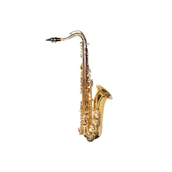 Imagem de Saxofone SAX Tenor Bb LAQUEADO Dourado C/ CASE Dominante 16461