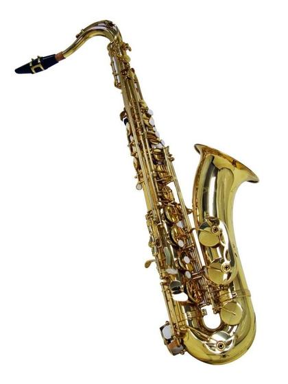 Imagem de Saxofone Sax Tenor Dourado Sib Sgft-6435 Shelter