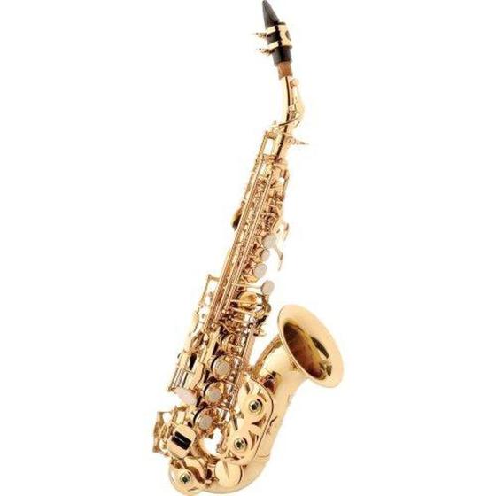 Imagem de Saxofone Soprano Curvo Com Case Sp508 L Eagle Laqueado