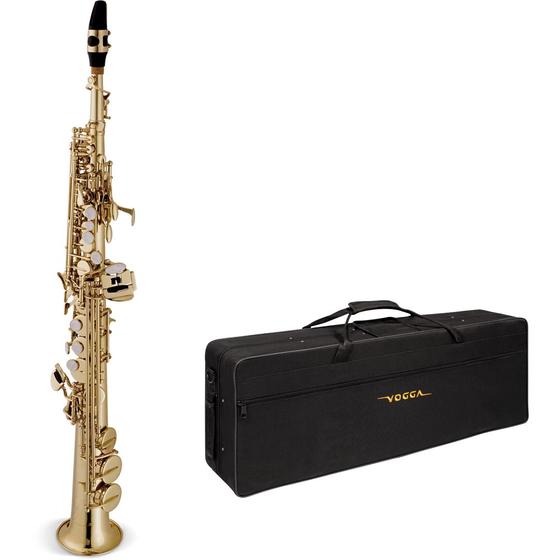 Imagem de Saxofone Soprano VOGGA Sib ( B ) VSSP701N Laqueado