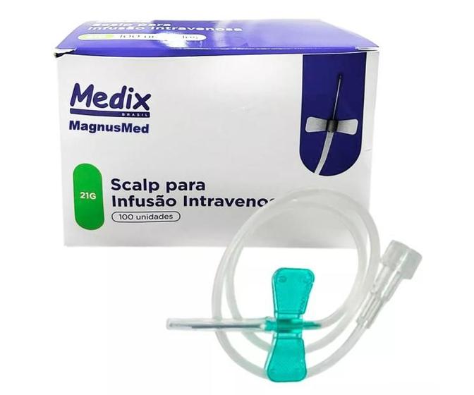 Imagem de Scalp 21g cx c/ 100 un medix