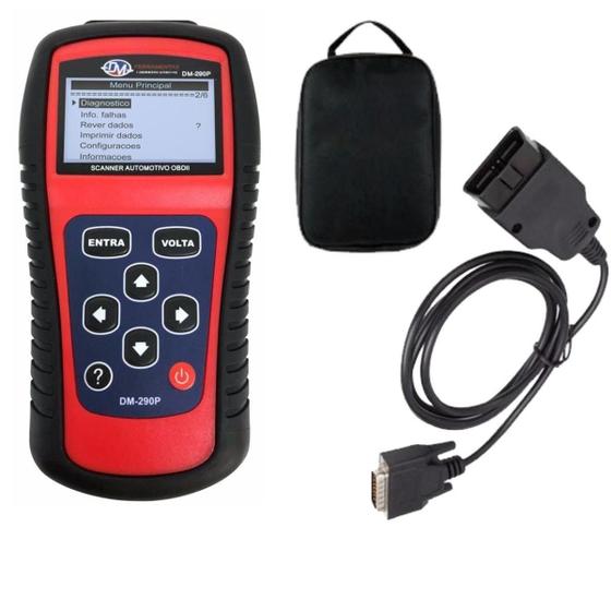 Imagem de Scanner Automotivo Para Veículos Padrão Obd Ii Dm-290P