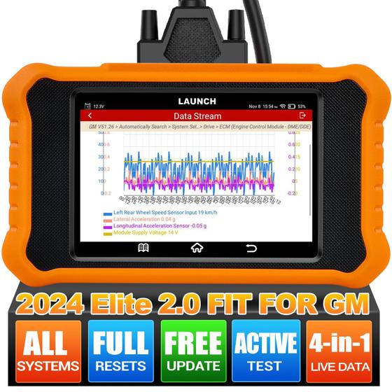 Imagem de Scanner de Diagnóstico LAUNCH Creader Elite V2.0 para GM (2024)
