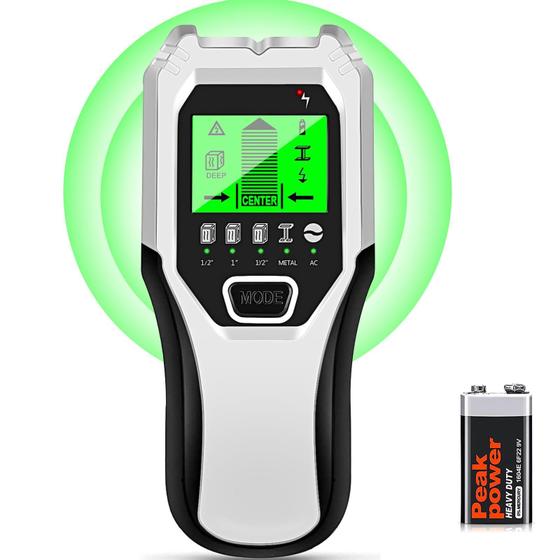 Imagem de Scanner de parede Stud Finder FOLAI 5 em 1, inteligente atualizado com LCD