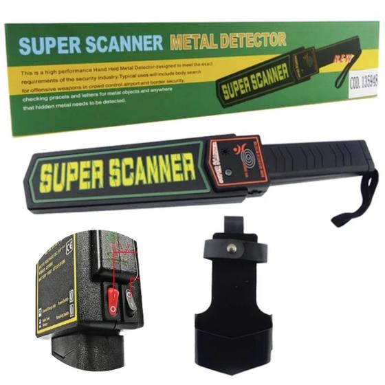 Imagem de Scanner Portátil de Metais Manual Profissional com Alta Precisão