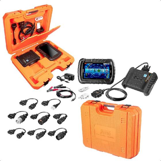 Imagem de Scanner Starter 3 Pro Com Tablet e Cabos Diesel Pesada RAVEN