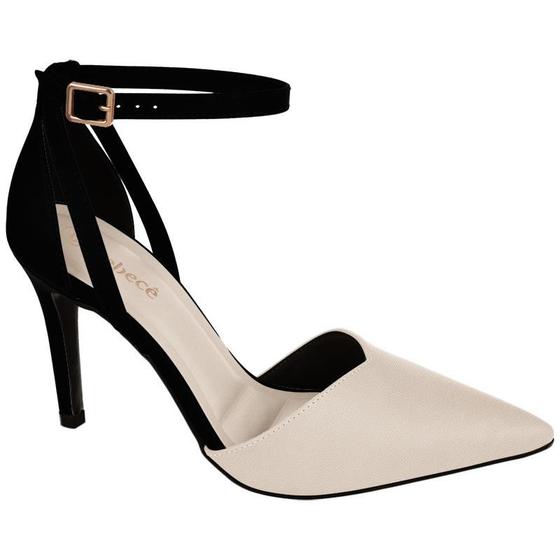 Imagem de Scarpin Bebecê Bico Fino Salto Fino Com Fecho 9430-079