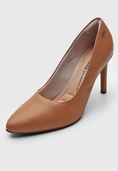 Imagem de Scarpin Dakota Salto Alto Bico Fino Fem Cor MOusse 254891