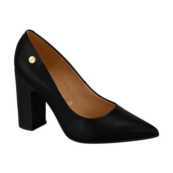 Imagem de Scarpin Feminino Bico Fino Vizzano Preto 1285.400