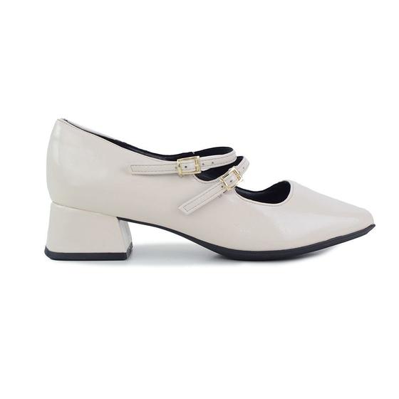 Imagem de Scarpin Feminino Piccadilly Bege - 1600