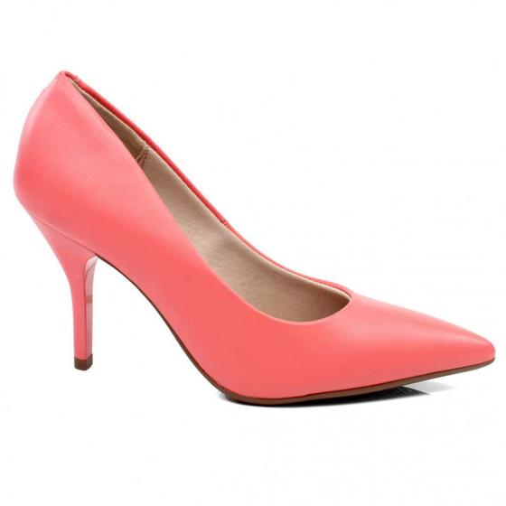 Imagem de Scarpin Feminino Salto Alto Napa Coral Elegance Beira Rio 4122.1300