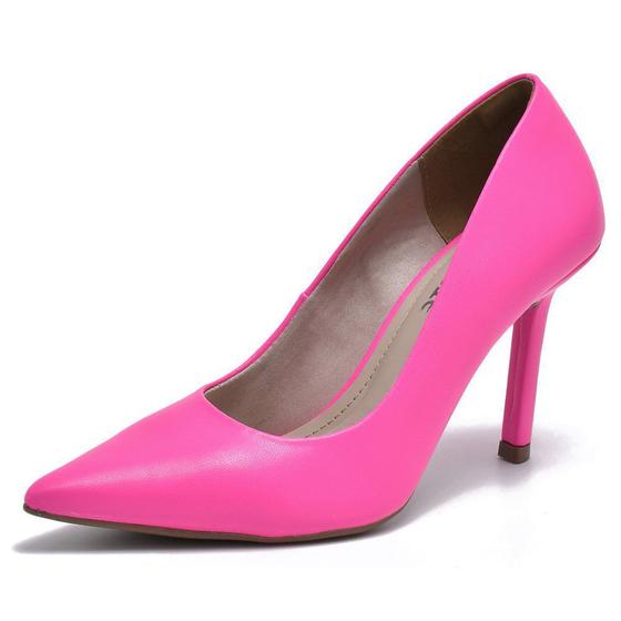 Imagem de Scarpin Feminino Salto Alto Via Marte 2113301 Magenta Pink 1598