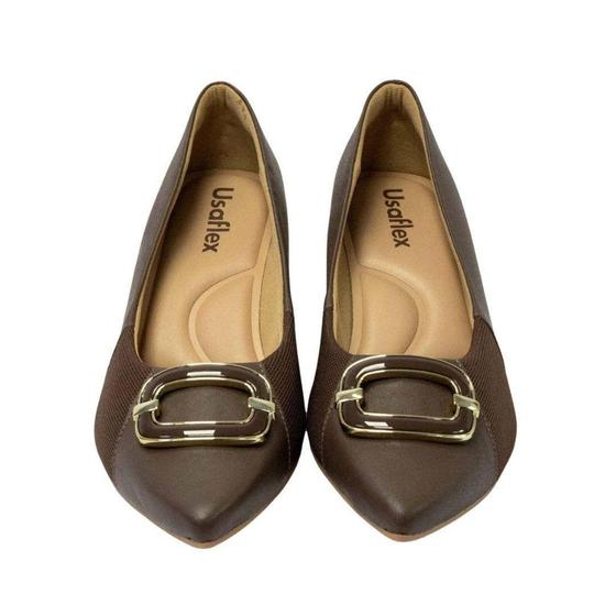 Imagem de Scarpin Feminino Usaflex- CHOCOLATE