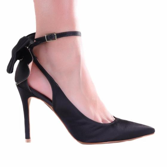 Imagem de Scarpin Feminino Zariff Com Laço Removível 1602544 Preto