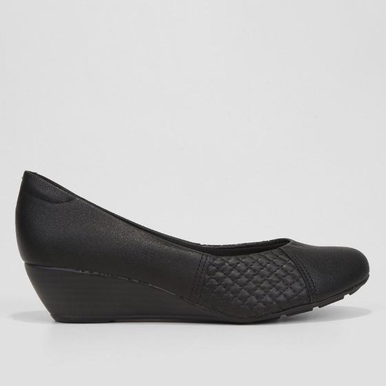 Scarpin Modare Anabela Médio Ultra Conforto Menor preço em Scarpin Modare Anabela Médio Ultra Conforto