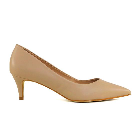 Imagem de Scarpin Nude Werner Salto Baixo Fino 5,5cm