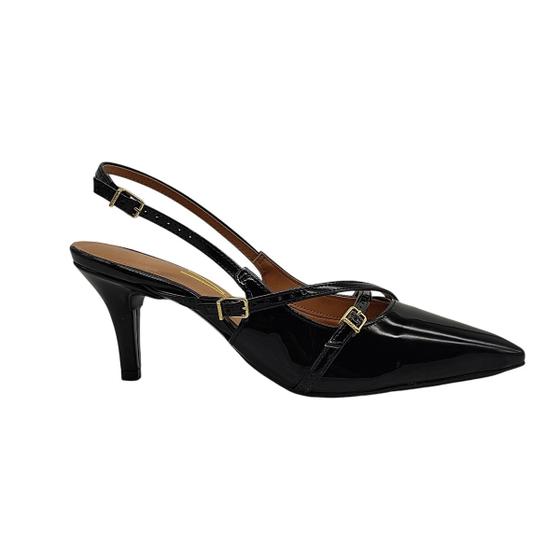 Imagem de Scarpin Sapato Aberto Feminino Salto Médio Social Slingback  Vizzano 11851124