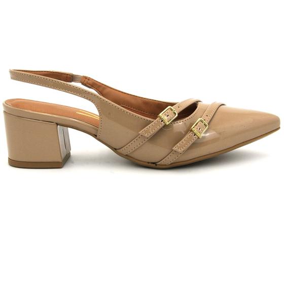 Imagem de Scarpin Vizzano 1122.366 Sapato Salto Grosso Slingback Feminino