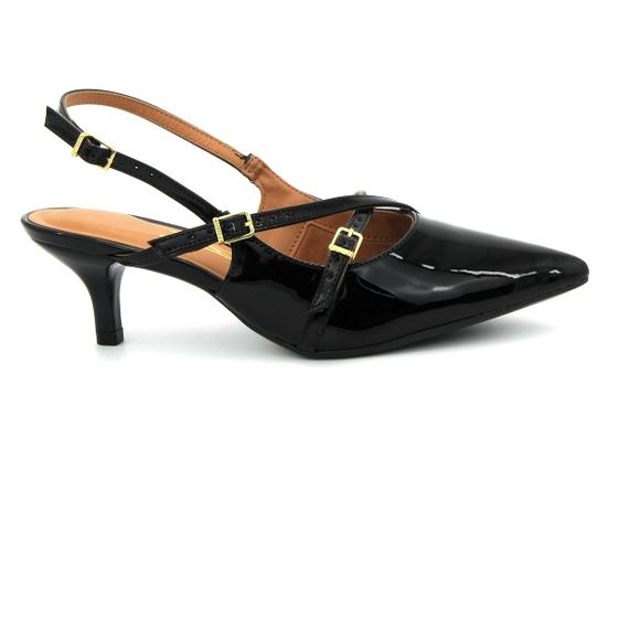 Imagem de Scarpin Vizzano 1122.885 Sapato Salto Bico Fino Slingback Feminino