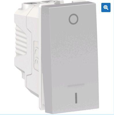 Imagem de Schneider orion modulo interruptor bipolar 25a aluminio s70113174 250v