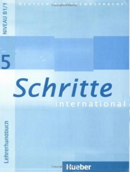 Imagem de Schritte international 5 lehrerhandbuch (prof.) - HUEBER VERLAG