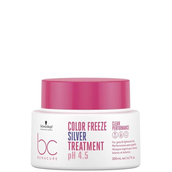 Imagem de Schwarzkopf Bc Ph 4.5 Color Freeze Silver Treatment Mask 200ml