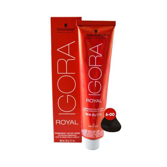 Imagem de Schwarzkopf Igora Royal 6/00 Louro Escuro Natural Extra 60g