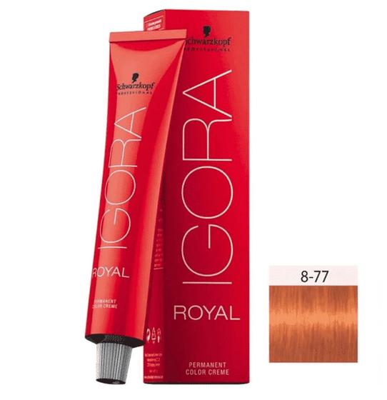 Imagem de Schwarzkopf Igora Royal Coloração 8/77 Louro Claro Cobre Extra 60ml