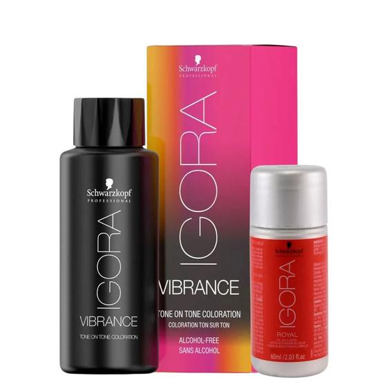 Imagem de Schwarzkopf Igora Vibrance 1x 8/0 Louro Claro + 1 Ox. 20v