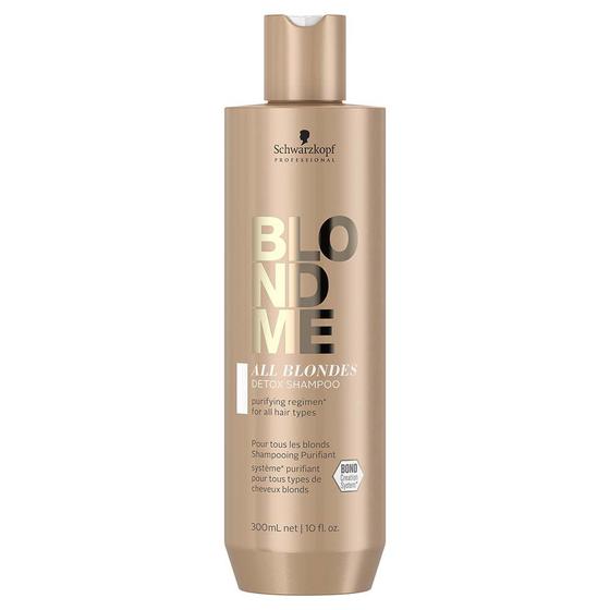 Schwarzkopf Professional BlondMe All blondes Detox Shampoo Imagem de Schwarzkopf Professional BlondMe All blondes Detox Shampoo