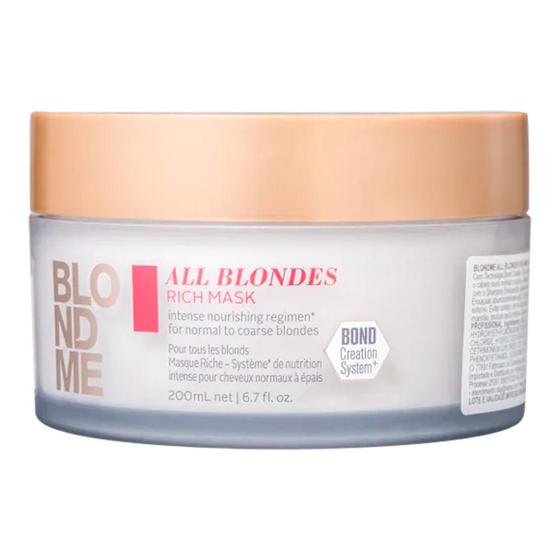 Imagem de Schwarzkopf Professional Blondme All Blondes Rich Máscara de Recosntrução 200ml